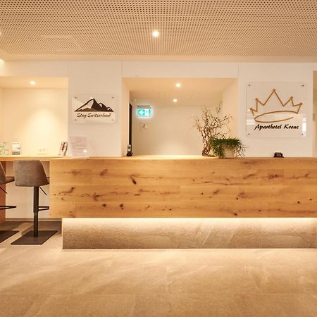 Aparthotel Krone - Self Check-In Unterseen Экстерьер фото